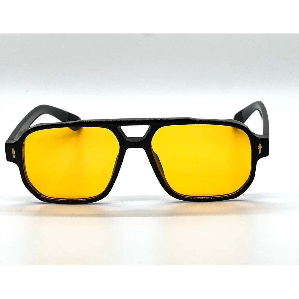 Men‎ Sunglasses Retro 70s Style Amber Tint Streetwear Hip Hop Vintage Shades New